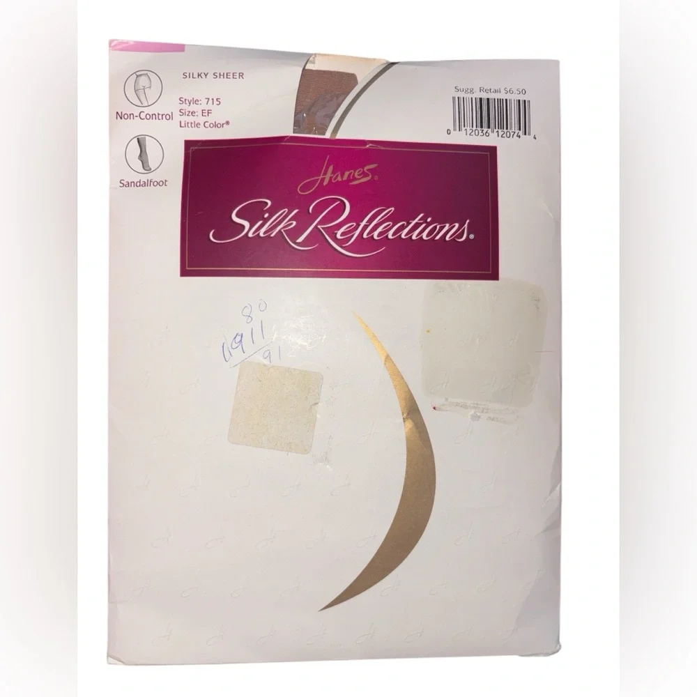 Hanes Silk Reflections Silky Sheer Pantyhose In Little Color